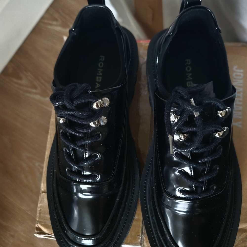 Rampage Black Patent Leather Shoes